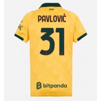 AC Milan Strahinja Pavlovic #31 Tredjeställ Dam 2025-26 Kortärmad